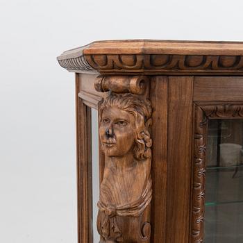 Vitrinskåp, barockstil, 1940-tal.