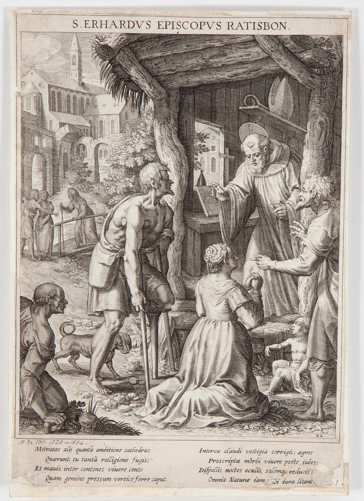 PARTI, 44 gravyrer, Sadeler av bl.a. Egidius, Raphael, Johannes och Marco. Framförallt senare avdrag 1600 och 1700-tal.