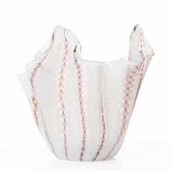Paolo Venini & Fulvio Bianconi, a 'Fazzoletto' vase, Venini, Murano, Italy.