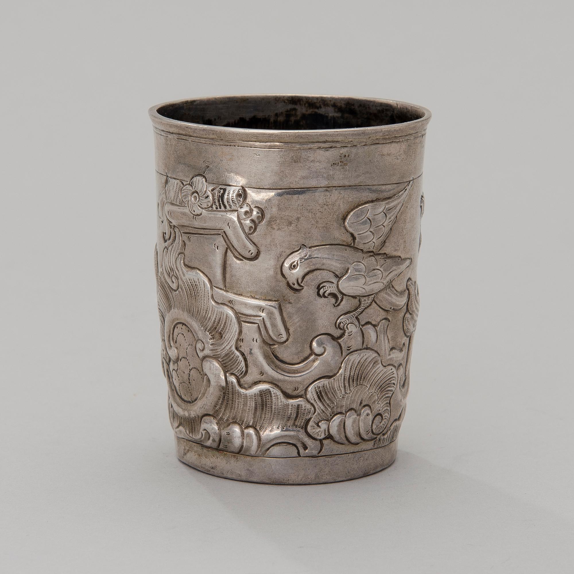 RYSK SILVERBÄGARE, Moskva 1779.