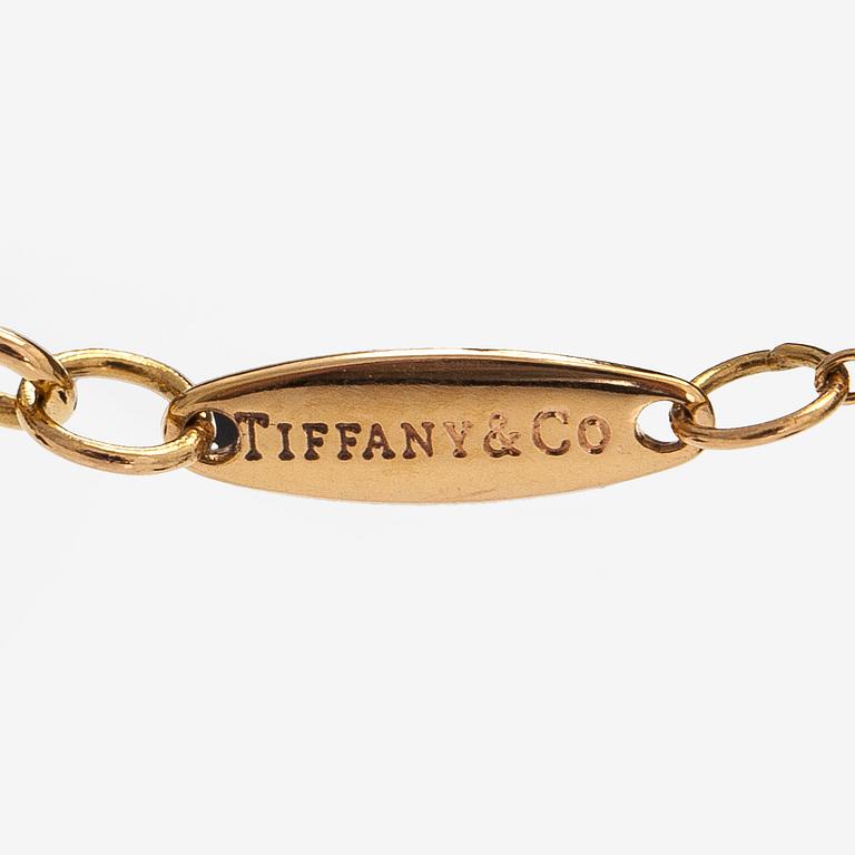 Tiffany & Co, Elsa Peretti, halsband, "Open Heart", 18K guld.