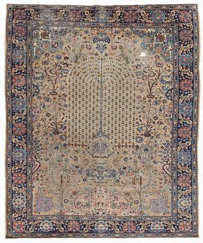 An oriental carpet, circa 350 x 295 cm.