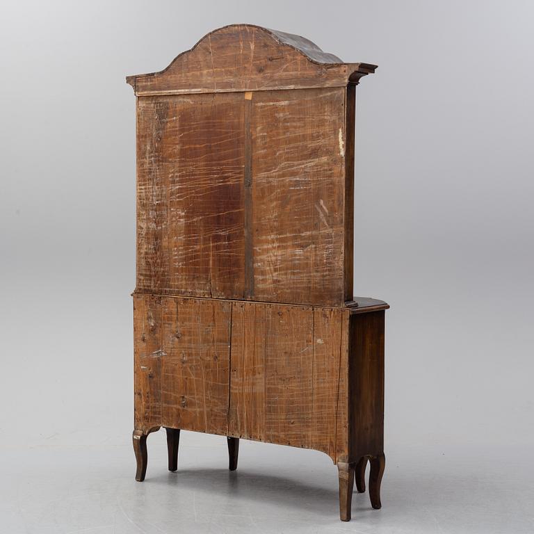 A Swedish Rococo cupboard, second half of the 18th century.