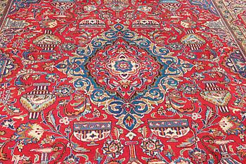 A Kashmar carpet, c. 390 x 298 cm.