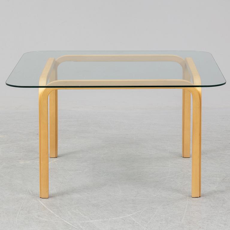 ALVAR AALTO, a model Y 805 birch coffee table from Artek, Finland.