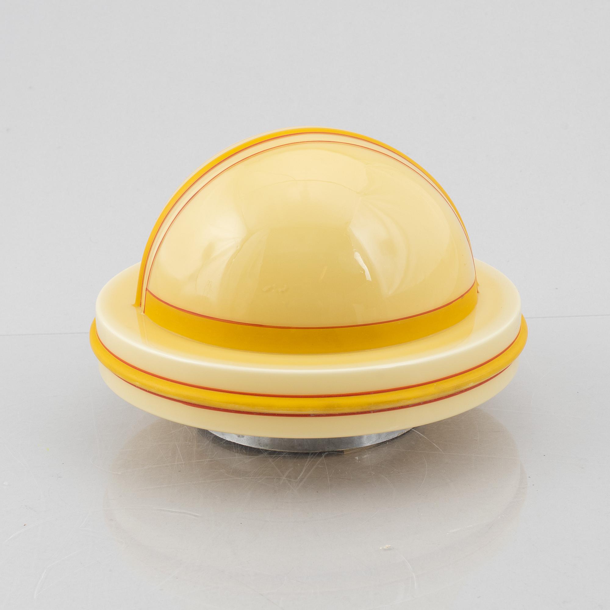 Ceiling lamp, functionalist, possibly Poland, 1930s.