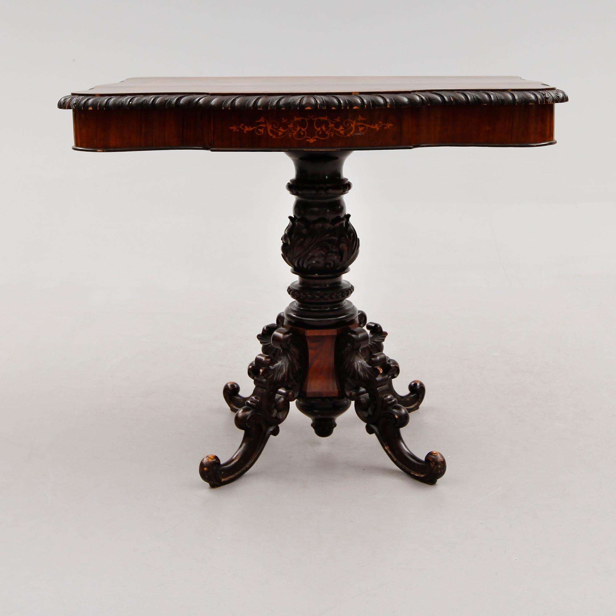 BORD, 1800-talets mitt.