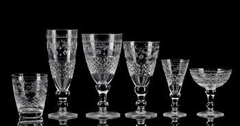 SERVIS, 71 delar, glas, "Elvira Madigan", Kosta.