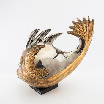 Decorative sculpture Fish Italy late 20th century.
