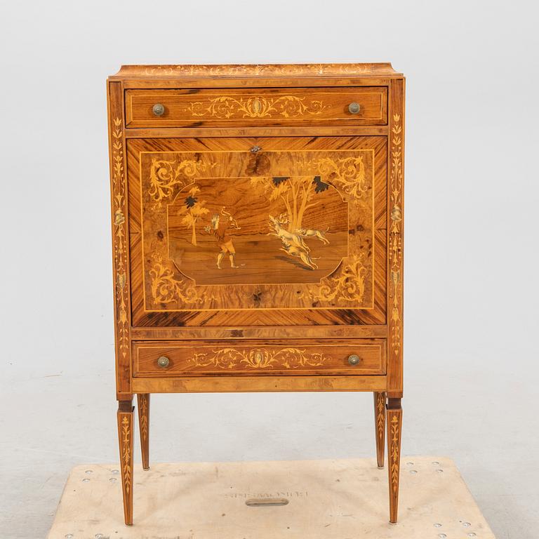 A mid 1900s European bar cabinet.