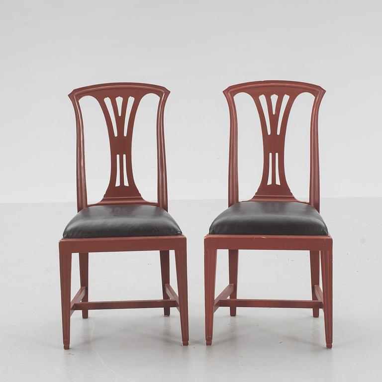 STOLAR, ett par, gustaviansk stil, "Fresta", IKEA's 1700-talsserie, 1990-tal.