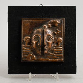 JÖRG JESCHKE, skulptur, brons, signerad, 19/20.