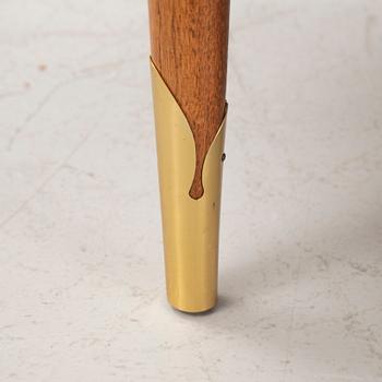 An oak and walnut occasional table from Altavista Lane, 1950's/60's.