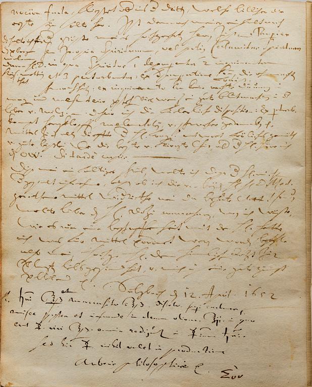 Manuscripts, from Queen Christina's 17th century library,  'Manuscript Medici I'.