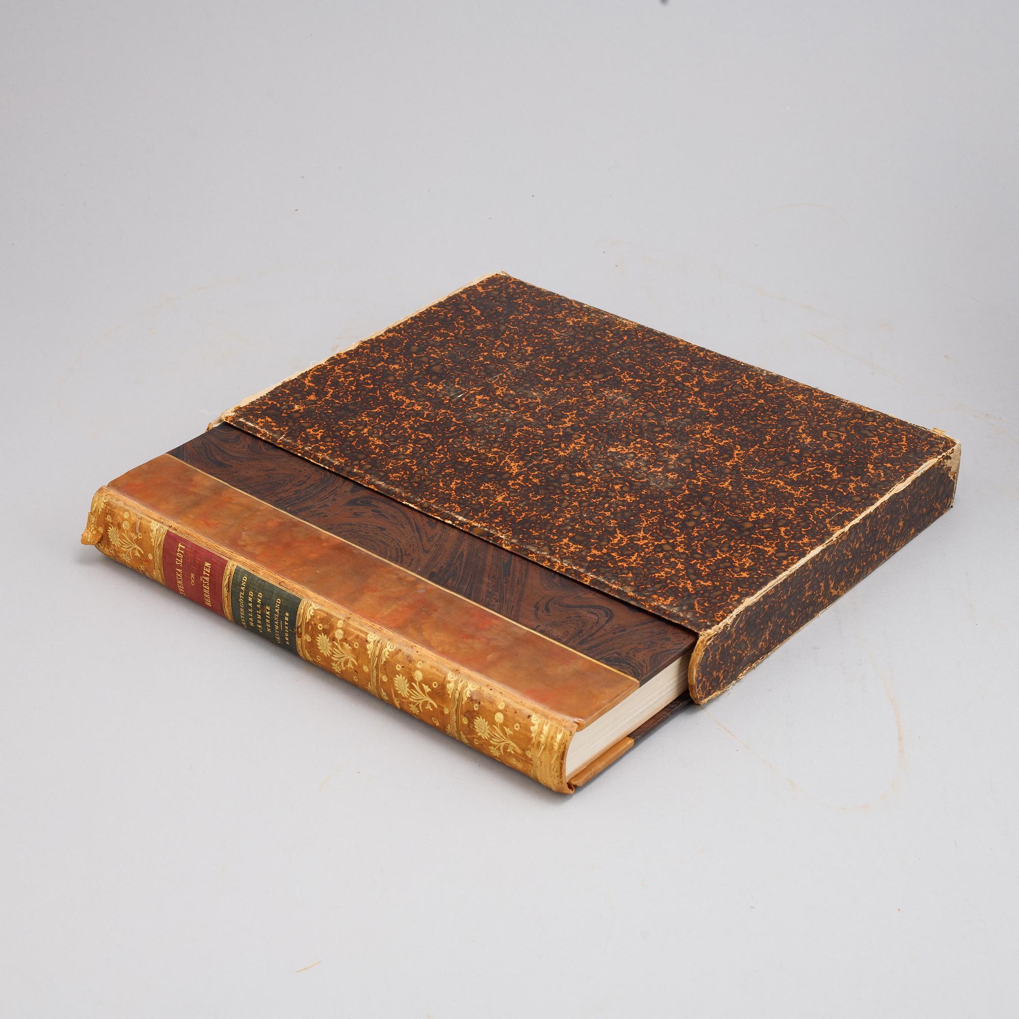 Five volume from the series Svenska Slott och Herresäten, Nordisk Familjeboks Tryckeri, 1908-10.
