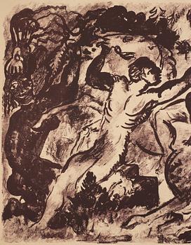 Isaac Grünewald, Figurscen.