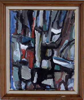 WIKING SVENSSON, olja på duk, monogramsign.