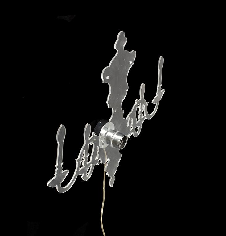 A Ligne Roset 'Louis 5D' wall light by Blandine Dubos.