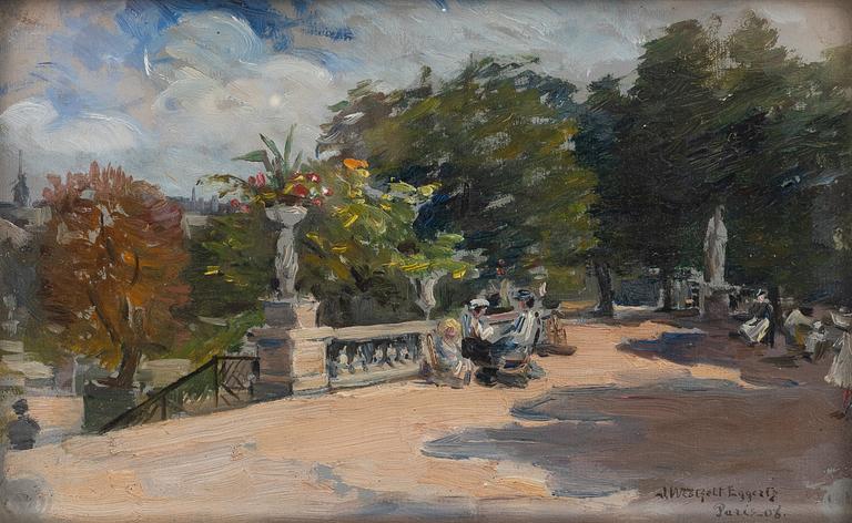 Ingeborg Westfelt-Eggertz, From Jardin du Luxembourg, Paris.