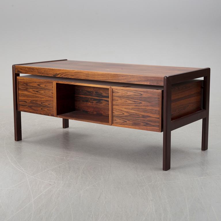 A palisander veneered desk by Dyrlund-Smith, Denmark, 1960's.