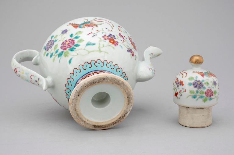 TEKANNA, porslin, Kina, 1800-tal.