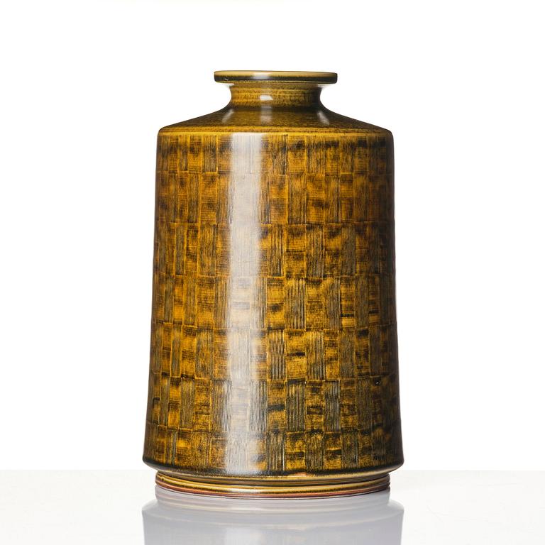 Berndt Friberg, a stoneware vase, Gustavsberg Studio 1964.