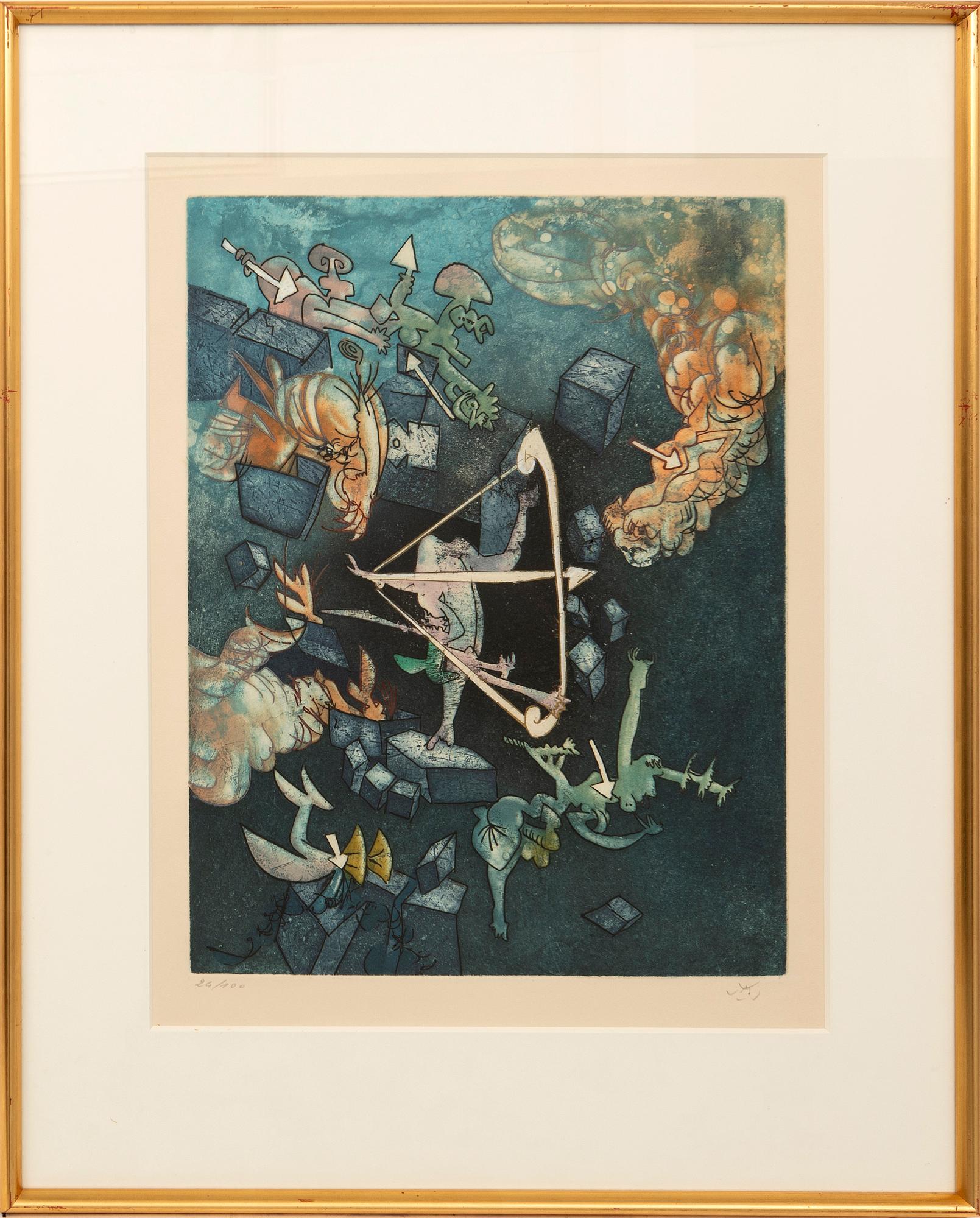 Roberto Matta, "Les Pretendans" ur "Hom'mere III".