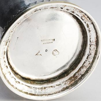 Lars Magnus Kallerström, bägare, delvis förgyllt silver, Kalmar 1779.