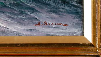JOHAN OSSIAN-ANDERSSON, olja på duk, signerad.