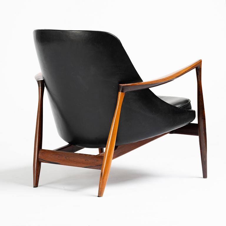 Ib Kofod-Larsen, a rosewood "Elizabeth" easy chair, cabinetmakers Christensen & Larsen, Denmark, 1950s-60s.
