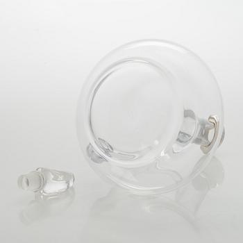 Cartier, karahvi, lasi ja sterlinghopea, Ranska 1900-luvun loppu.