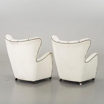 FLEMMING LASSEN, attributed to pair of armchairs.