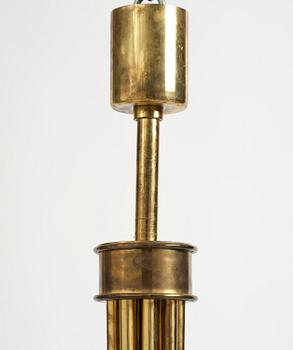 Hans-Agne Jakobsson, a rare chandelier model "T 812/15", Hans-Agne Jakobsson AB, Markaryd, 1970s.