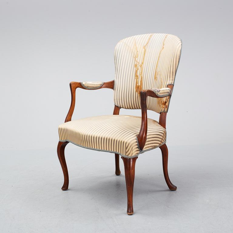 Frits Henningsen, a mahogany armchair, Denmark.
