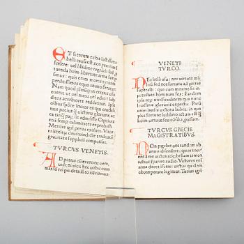 BOK, Incunable, Rome 1473.