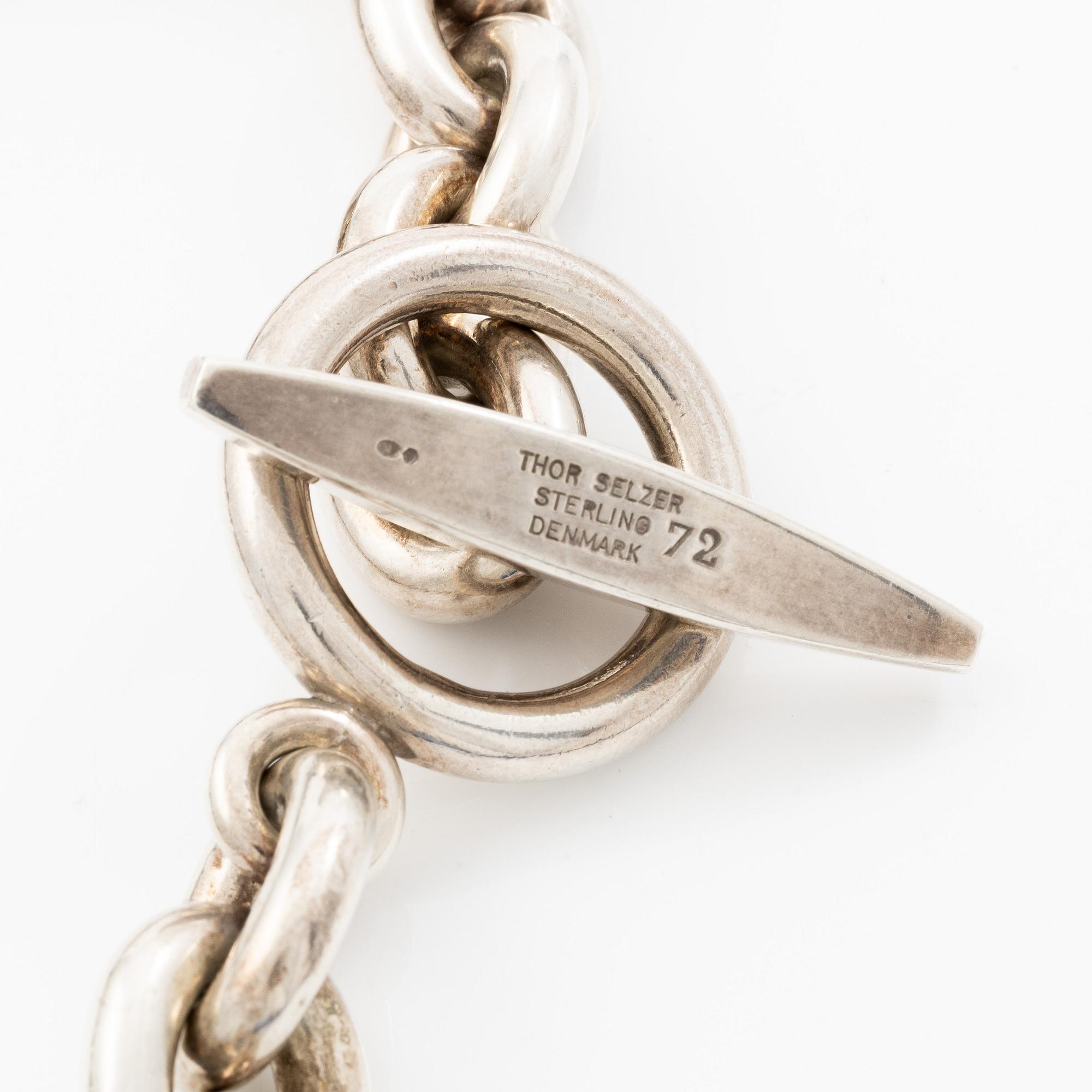 Thor Selzer, collier, sterlingsilver, Danmark.