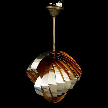 A 'Konkylie' ceiling light by Louis Weisdorf.