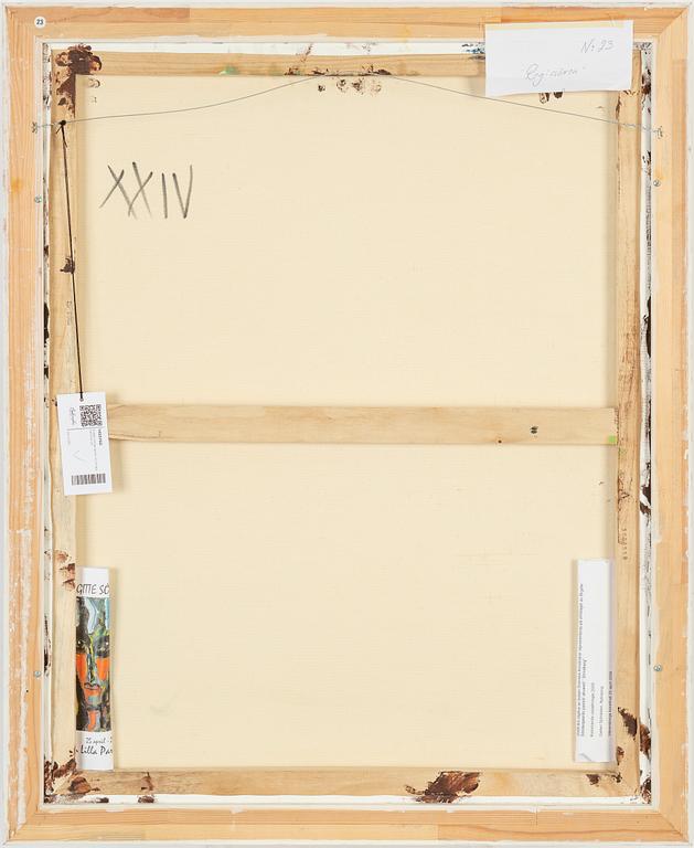 Birgitte Söndergaard, oil on canvas, signed.