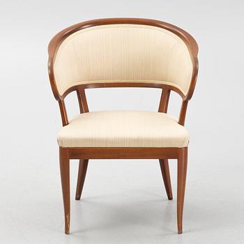 Carl Malmsten, a "Jonas Love" armchair, second half of the 20th century.