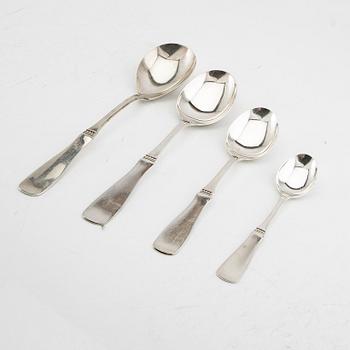 Cutlery 112 pieces "Uppsala" silver MGAB 1959-1989.