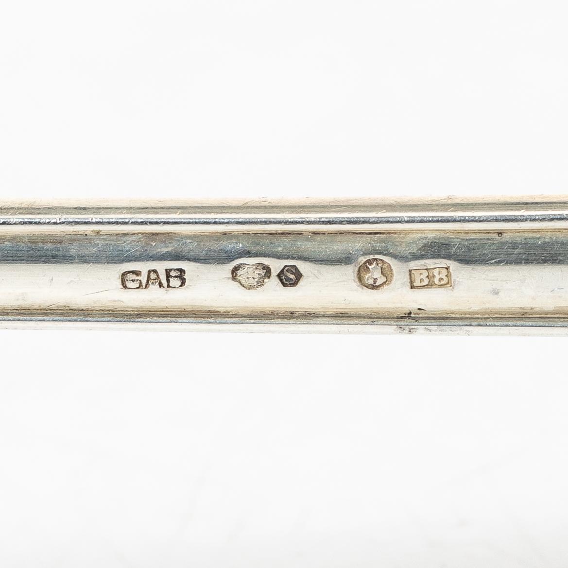 A silver ladle, 'Svensk Spets', GAB, 1928.