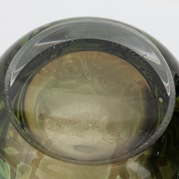 Edward Hald, vas, glas, fiskgraal, Orrefors.