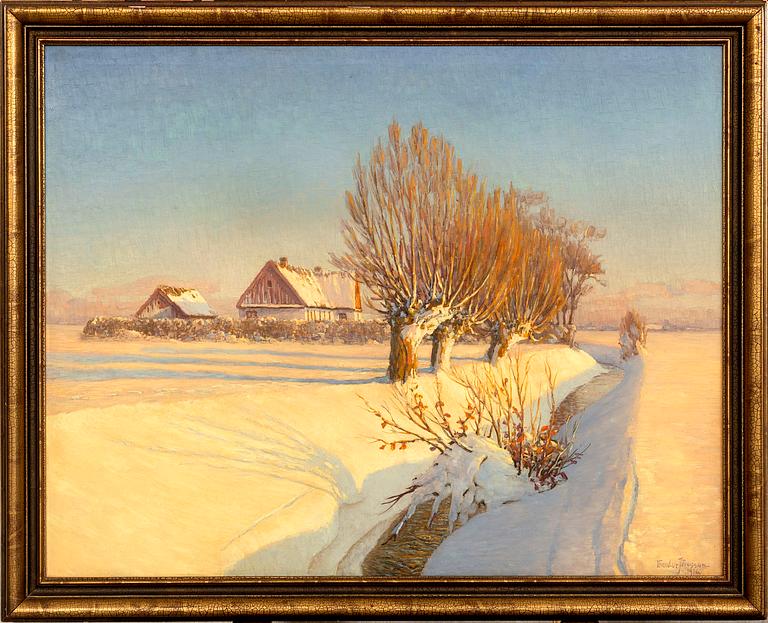 THEODOR JÖNSSON, oil on canvas signed and dated.