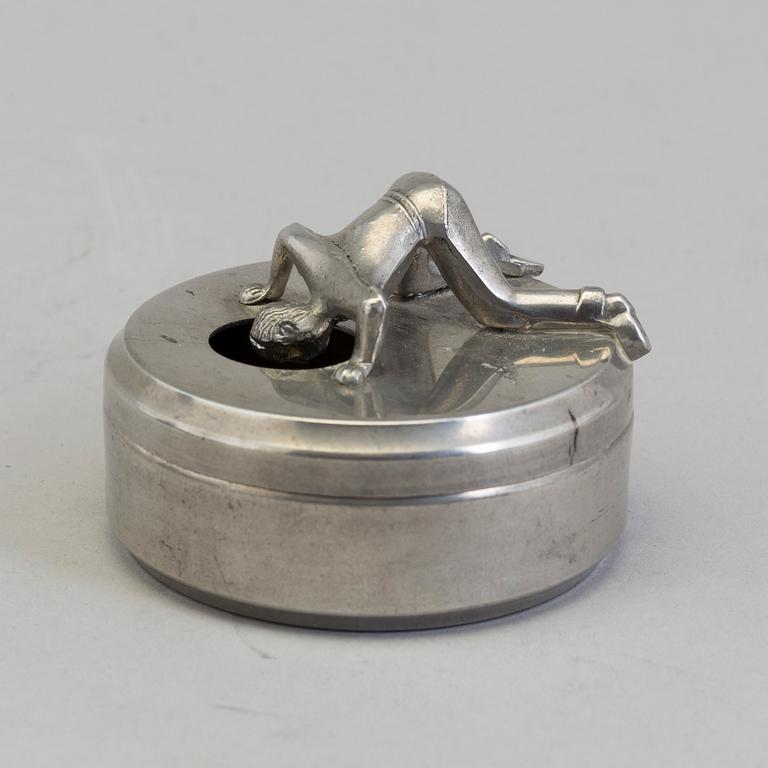 A 1930´s/1940´s pewter box, Widerholm and Dahlberg, Eskilstuna.