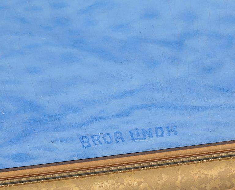 BROR LINDH, olja på duk, signerad.