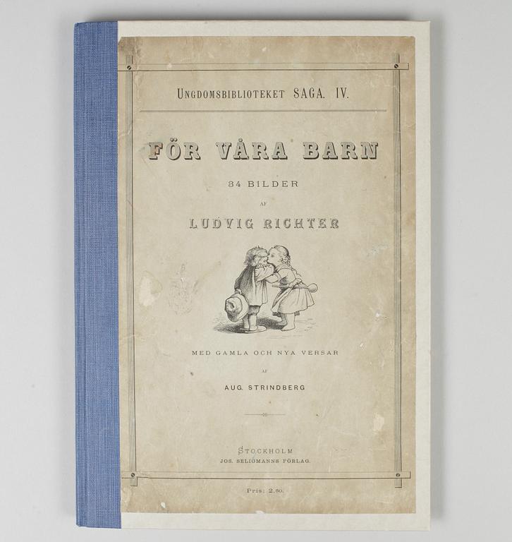 BOK, "För våra barn" August Strindberg och Ludvig Richter, Stockholm 1876.