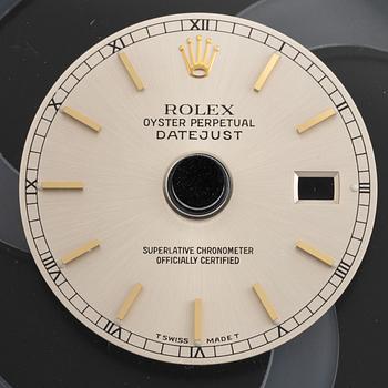 Rolex, Oyster Perpetual, Datejust, dial.