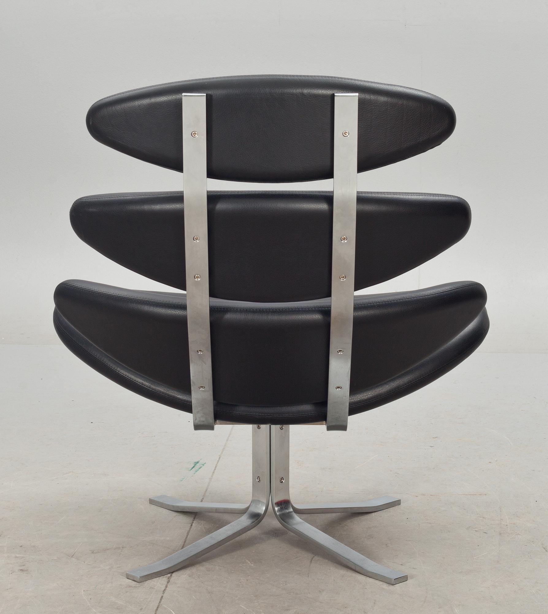 FÅTÖLJ, "Corona", Poul Volther, Erik Jörgensen Möbelfabrik, Danmark.