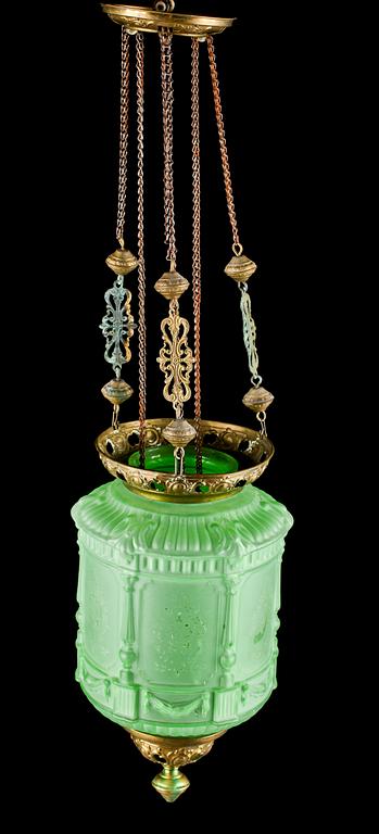 MÅNSKENSAMPEL, omkring år 1900. Höjd 75 cm.