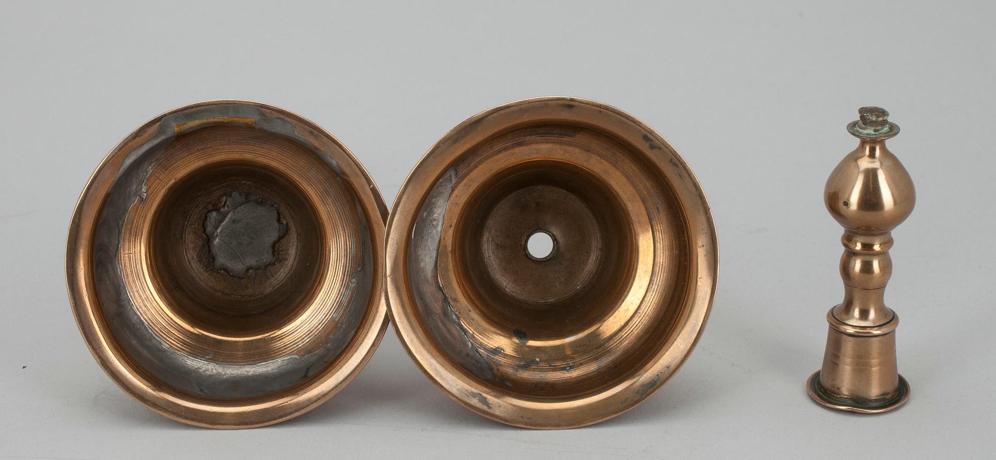 LJUSSTAKAR ETT PAR, Barock, 1700-tal.